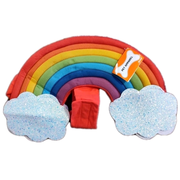 Rainbow Small Dog Halloween Costume - Picture 1 of 4